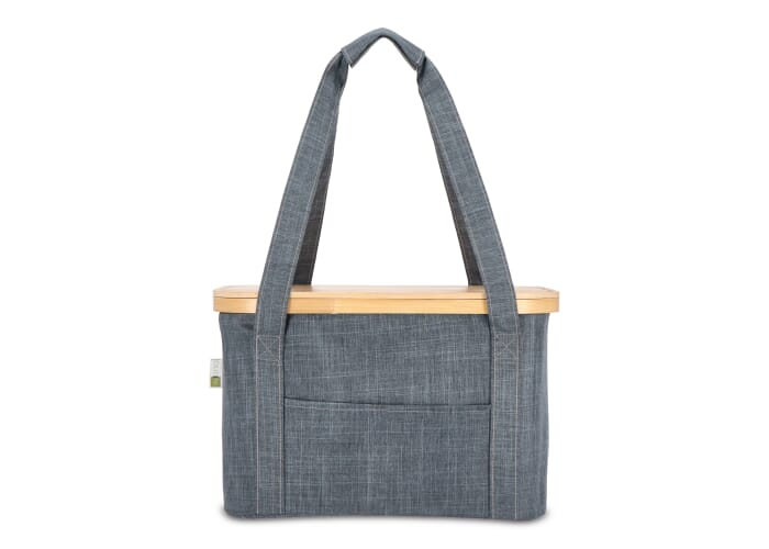 Panier pliable personnalisable et sac isotherme amovible Sogne Gris foncé